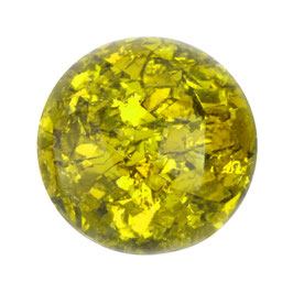 Bouton pression éclats jaune