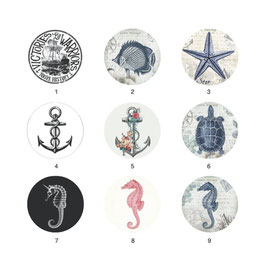 Collection bouton image Mer