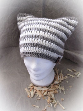 CAT BEANIE ONE _ gehäkelt