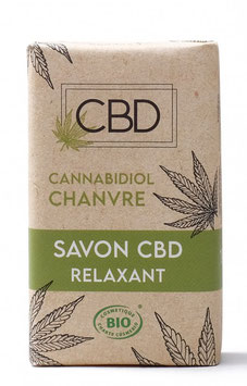 Savon CBD relaxant 100gr - Certifié BIO