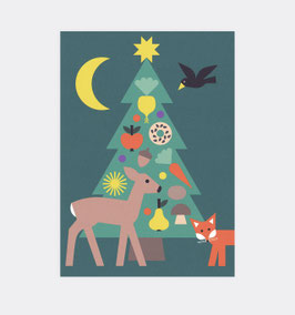 Weihnachten Waldtiere