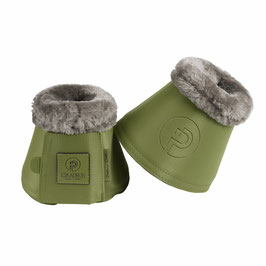 Eskadron Platinum 2024 Hufglocken Softlate Faux Fur moosgreen