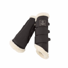 Eskadron Heritage Gamaschen Faux Leather FF  dark truffle
