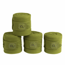 Eskadron Platinum 2024 Fleecebandagen Emblem moosgreen 4er Set