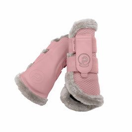 Eskadron Platinum 25 Gamaschen Mesh Faux Fur  soft rouge