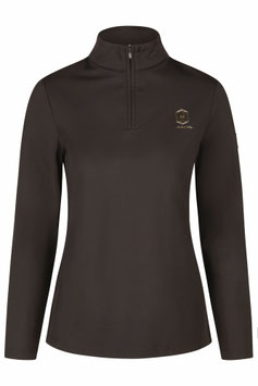 Eskadron Heritage 25/26 Shirt HALF-ZIP SHIRT  black trüffel