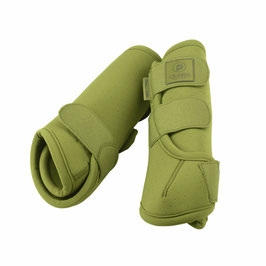 Eskadron Platinum 2024 Gamaschen Pro Dressage Front Fesselkopfgamaschen moos green