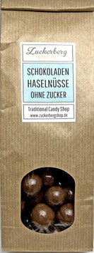 Schoko-Haselnusskerne ohne Zuckerzugabe