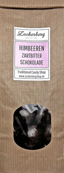 Himbeeren in Zartbitterschokolade