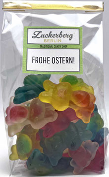 "Frohe Ostern" Fruchtgummi Hasen