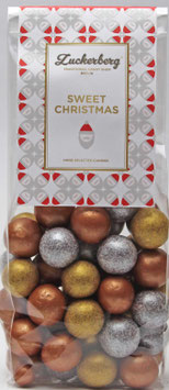 Lakritz-Schokoladen-Kugeln Gold/Silber/Kupfer 200g  Sweet Christmas