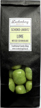 Salzlakritz Limette mit weißer Schokolade