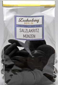 Muntendrop Salzlakritzmünzen