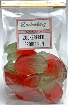 Zuckerfreie Weingummi Erdbeeren