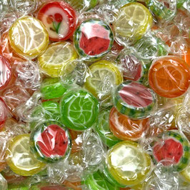 Rocks Fruchtbonbons gewickelt