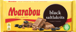 Marabou - Black Saltlakrits 100g