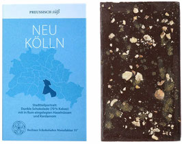 Neukölln-Rum Haselnuss & Kardamom in dunkler Schokolade