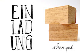 Einladung Stempel