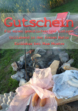 Gutschein für einen Grillabend in der freien Natur