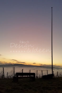 Sonnenuntergang im Nebel 2