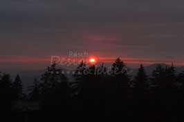 Sonnenuntergang Alp Egg