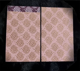 Papiertüten Tannenzapfen rosa-gold - verschiedene Größen