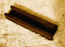 Holzverpackung für Stabkerzen dunkelbraun in verschiedenen Varianten