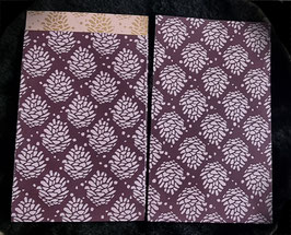 Papiertüten Tannenzapfen lila-flieder - verschiedene Größen