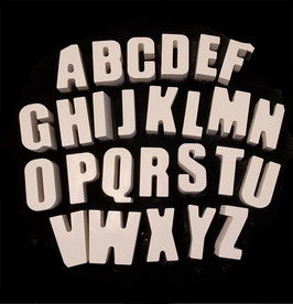 Silikonform Buchstaben A-Z Alphabet