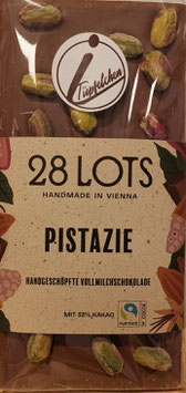 Schokolade mit ganzen Pistazien