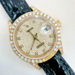 Rolex Lady Datejust · Ref. 69158 · Gelbgold · Orig. Brillantbesatz