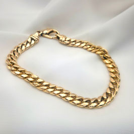 Panzerarmband 585er Gelbgold · 20,8g · 19,5cm