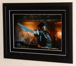 Ian McShane originally hand signed photo (Pirates of the Caribbean) - Premium Framed + COA