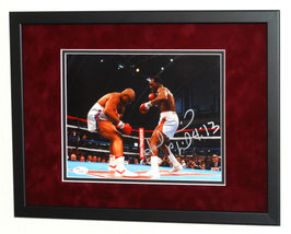 Evander "The Real Deal" Holyfield originally hand signed photo - Premium Framed + JSA COA