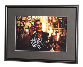 Bobby 'Mister Glitter' George originally hand signed photo - Deluxe framed + COA