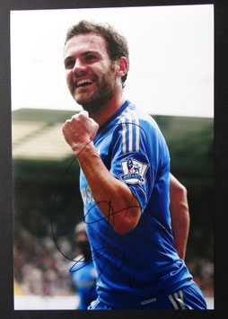 Juan Mata originally hand signed photo + COA