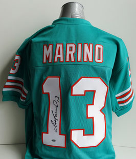 Dan Marino NFL Legend (!!) hand signed Miami Dolphins Jersey  + Mounted Memories Hologram Sticker