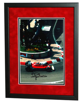 Jody Scheckter originally signed photo - Premium Framed + COA