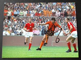 Wilem van Hanegem originally hand signed photo (1970 Champions League Winner) + COA