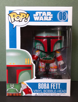 Daniel Logan SIGNED Boxed Vinyl Funko Pop Boba Fett + COA and Photo Proof