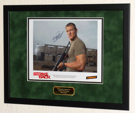 Philip Winchester originally hand signed photo (Strike Back) - Premium Framed + COA