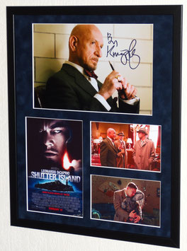 Ben Kingsley originally hand signed photo (Shutter Island) - Premium Framed + COA Sportagraphs