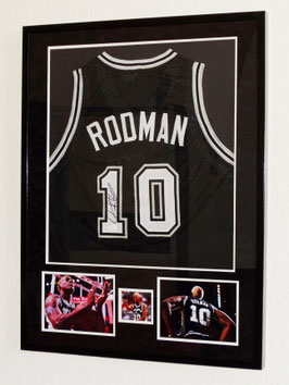 Dennis 'The Worm' Rodman originally hand signed San Antonio Spurs Jersey - Premium framed + JSA COA