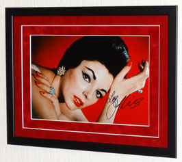 Joan Collins originally hand signed photo - Premium Framed + COA