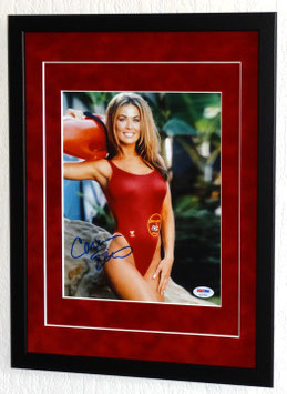 Carmen Electra originally hand signed photo - Premium Framed + COA PSA