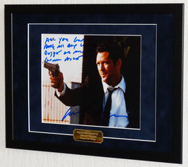 Michael Madsen originally hand signed photo with RARE HUGE quote - Premium Framed + COA