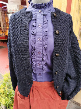 Rüschenbluse Circus blau