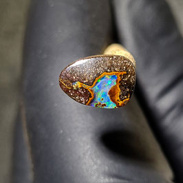 Boulder Opal Ringstein zum Einfassen 01016