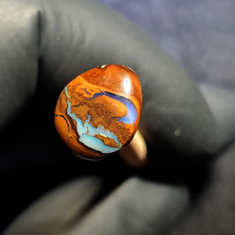 Boulder Opal Ringstein zum Einfassen 01002