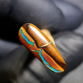 Boulder Opal Ringstein zum Einfassen 01025